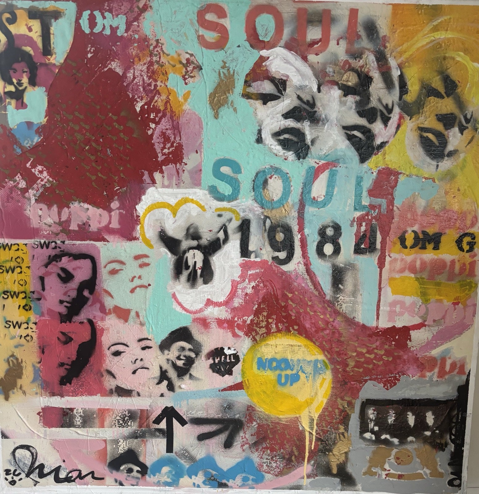 1984, abstract street artwork